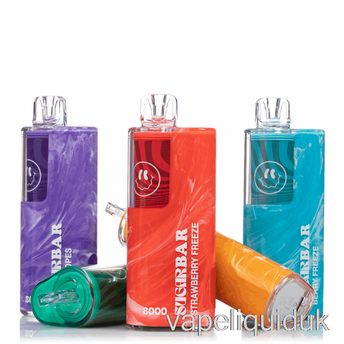 Sugar Bar SB8000 Disposable Blue Razz Vape Juice